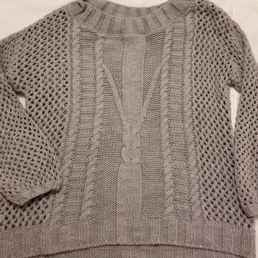 Cable knit sweater